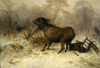 Óleo Sobre Lienzo by August Friedrich Schenck — hand-painted animal oil painting reproduction on canvas