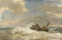 On a stormy sea