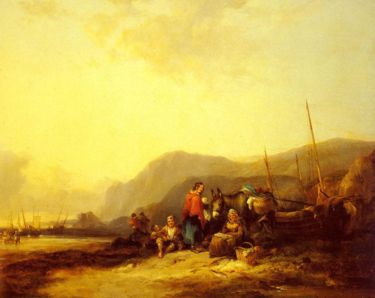 On The Hampshire Coast - William Shayer