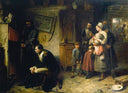 On the Road from Waterloo to Paris by Marcus Stone — group oil painting wall art, Romanticism