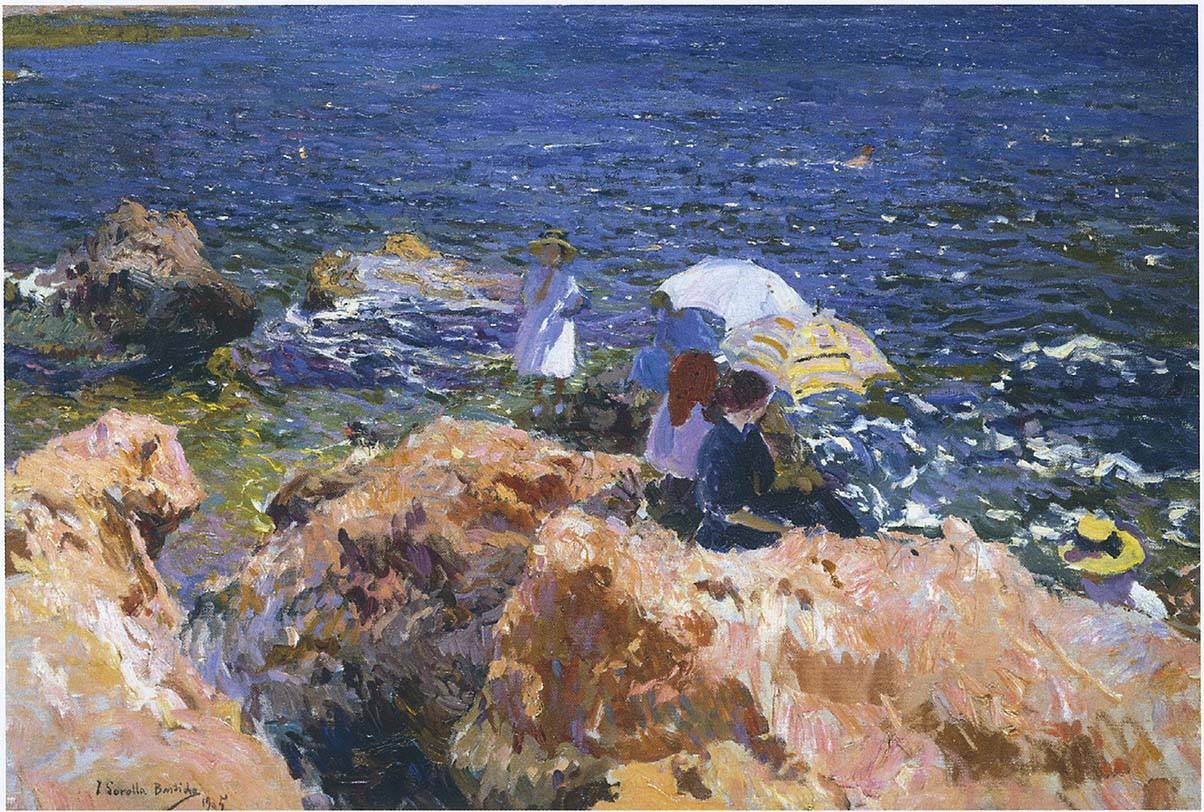 On the Rocks at Javea - Joaquín Sorolla