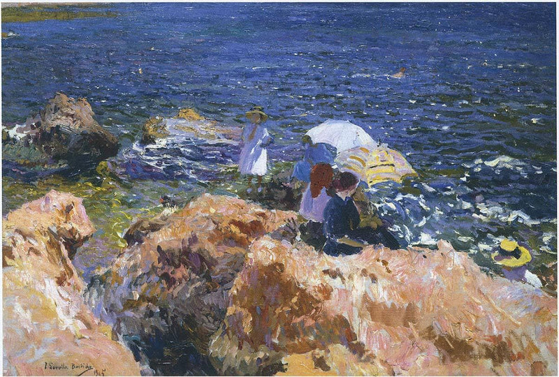 On the Rocks at Javea on gallery wrap