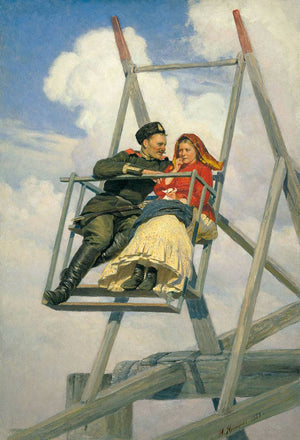 On the swing - Mykola Yaroshenko