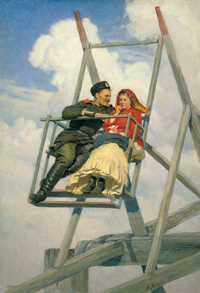 On the swing - Mykola Yaroshenko