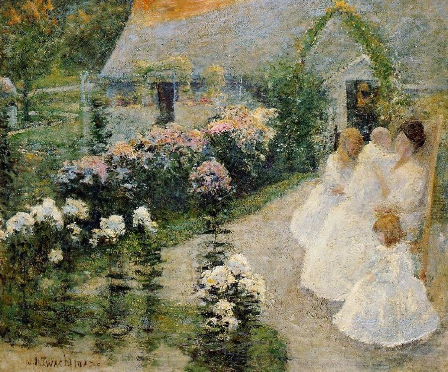 On the Terrace - John Henry Twachtman