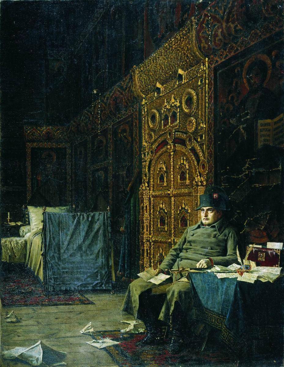 On the Way. Bad News From France - Vasily Vereshchagin