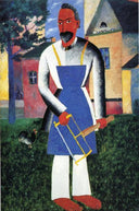 On Vacation by Kazimir Malevich — male oil painting wall art