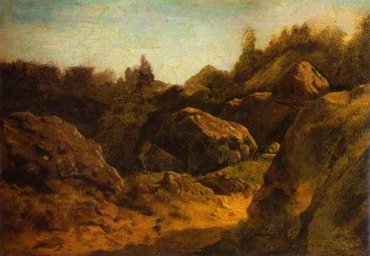 On Valaam. Rocks