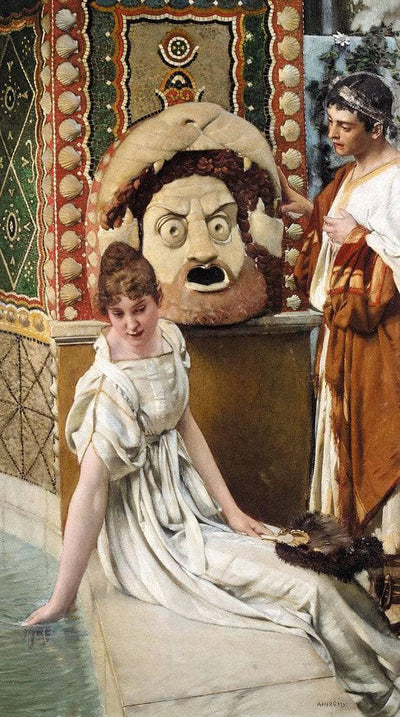 Only Witness by Adolf Hirémy-Hirschl — oil painting reproduction