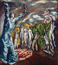 Opening of the fifth seal (The vision of Saint John the Divine) by El Greco — hand-painted abstract oil painting reproduction on canvas