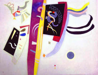 Orange-Violet by Wassily Kandinsky — hand-painted abstract oil painting reproduction on canvas