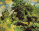 Orchard at Louveciennes the English Pear Tree by Pierre-Auguste Renoir — hand-painted botanical oil painting reproduction on canvas