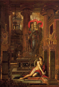 Orestes and the Erinyes by Gustave Moreau — hand-painted cultural oil painting reproduction on canvas