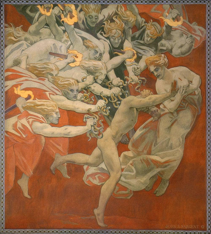 Orestes Pursued by the Furies by John Singer Sargent — hand-painted abstract oil painting reproduction on canvas