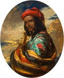Orientale by Theodor Leopold Weller — male oil painting wall art, Romanticism