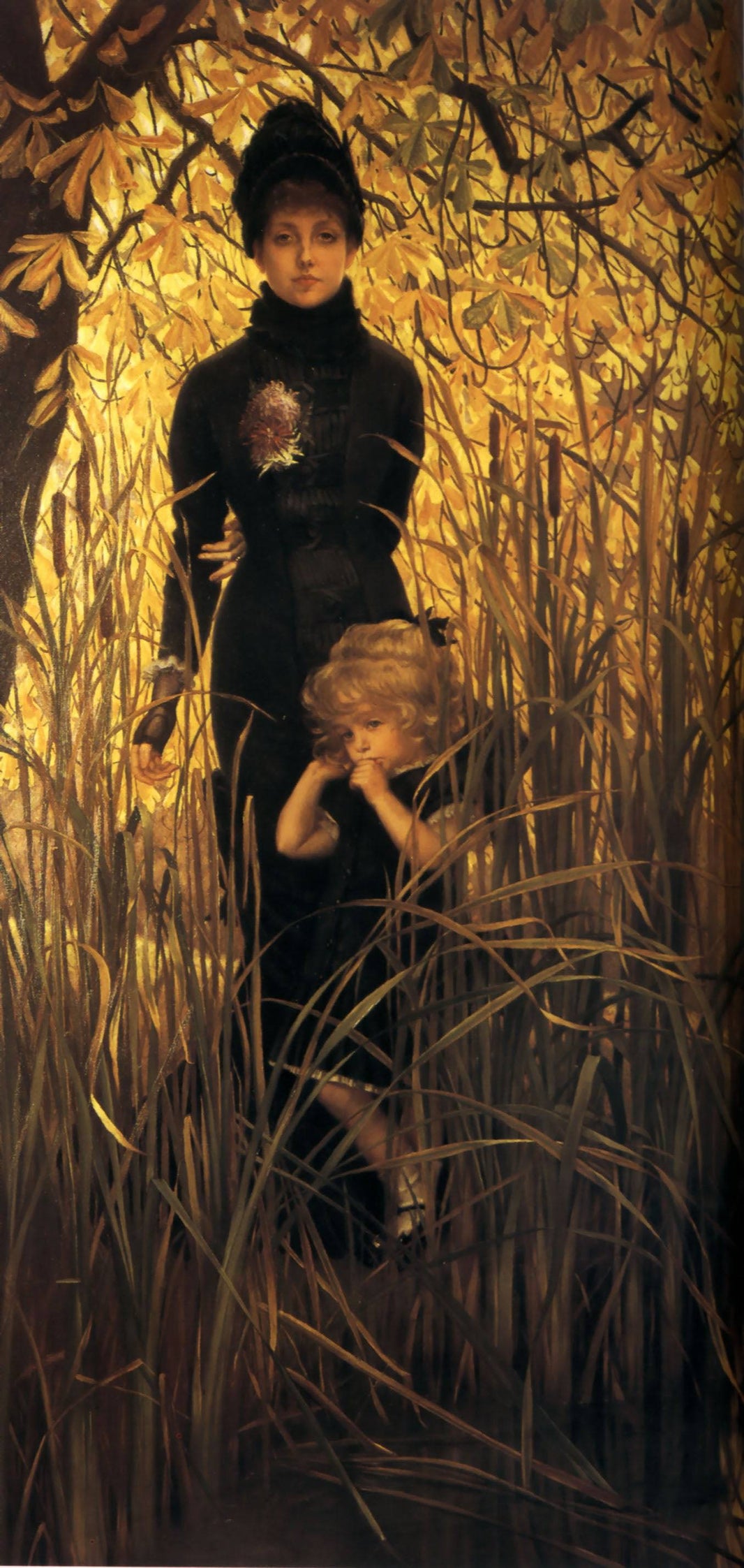 Orphan by James Tissot, hand-painted portrait oil painting reproduction on canvas