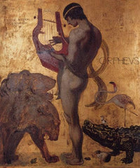 Orpheus by Franz Stuck — hand-painted cultural oil painting reproduction on canvas
