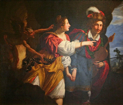 Orpheus and Eurydice in living room