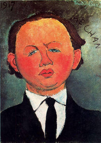 Oscar Miestchaninoff by Amedeo Modigliani — hand-painted portrait oil painting reproduction on canvas