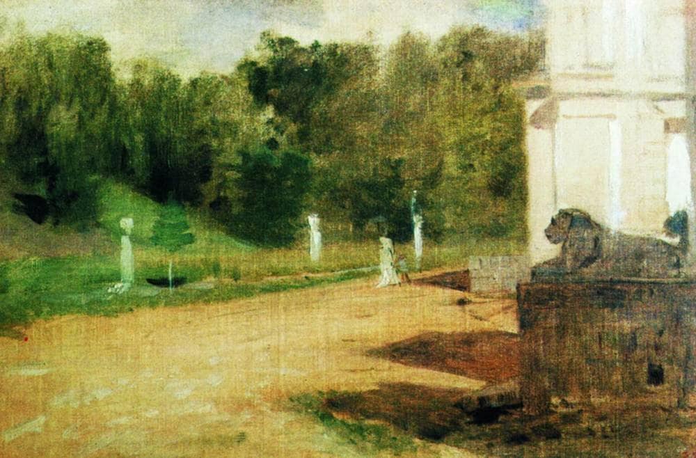 Ostankino by Isaac Levitan — hand-painted landscape oil painting reproduction on canvas