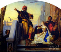 Othello Relating His Battles by Alexandre Cabanel — hand-painted cultural oil painting reproduction on canvas