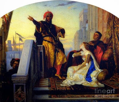Othello Relating His Battles in study