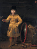 Otto Van Der Waeyen in a Polish Costume by Ferdinand Bol — children oil painting wall art, Baroque