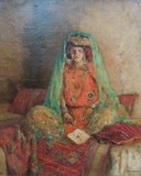 Ouled Naïl De Biskra by Maurice Bompard — female oil painting wall art, Orientalism