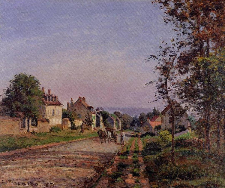 Outskirts of Louveciennes - Camille Pissarro