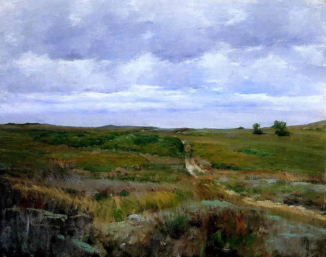 Over the Hills and Far Away by William Merritt Chase — hand-painted eco oil painting reproduction on canvas