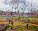 Overcast Weather at Nesles la Vallee by Gustave Loiseau — rural oil painting wall art, Post Impressionism