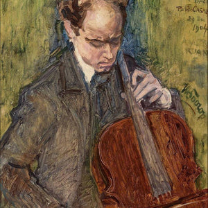 Pablo Casals Playing Cello