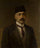 Portrait of Vosough od-Dowleh in modern living room
