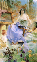 Painting by Paul Quinsac — male oil painting wall art
