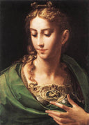 Pallas Athene by Parmigianino — hand-painted cultural oil painting reproduction on canvas