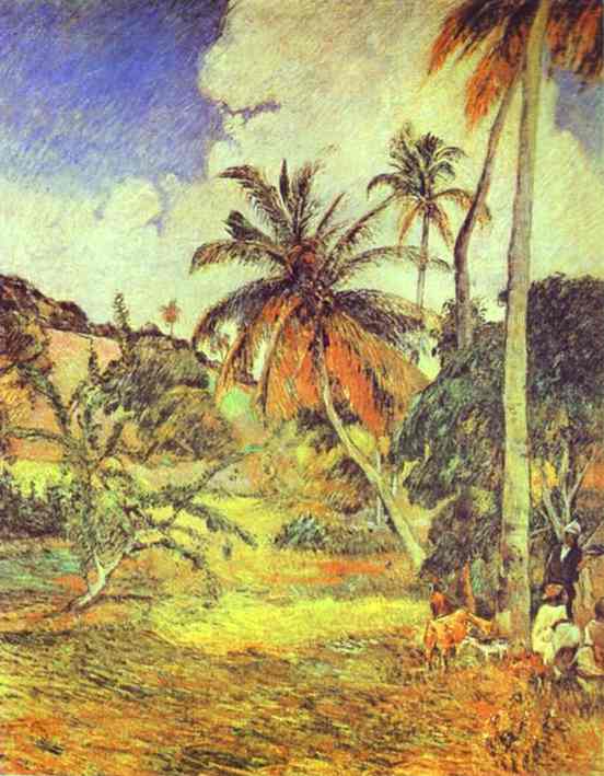 Palm trees on Martinique - Paul Gauguin