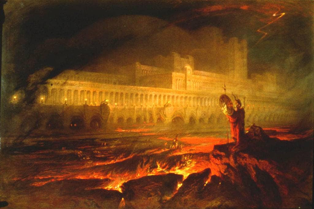 Pandemonium by John Martin — hand-painted cultural oil painting reproduction on canvas