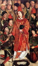 Panel of the Bishop by Nuno GoncÌ§alves — hand-painted cultural oil painting reproduction on canvas