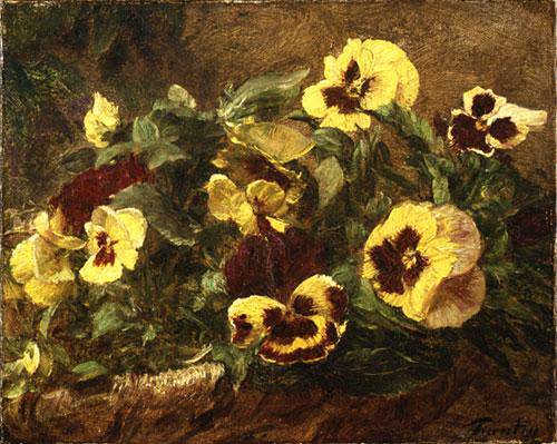 Pansies - Henri Fantin-Latour