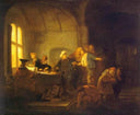 Parable of the Workers in the Vineyard by Salomon Koninck — hand-painted cultural oil painting reproduction on canvas