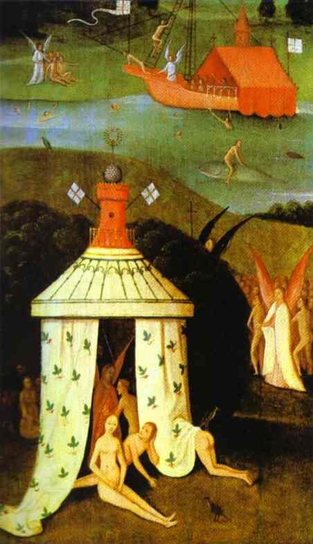 Paradise by Hieronymus Bosch — hand-painted fantasy oil painting reproduction on canvas