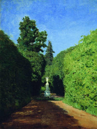 Parkway. Ostankino. by Isaac Levitan — hand-painted botanical oil painting reproduction on canvas