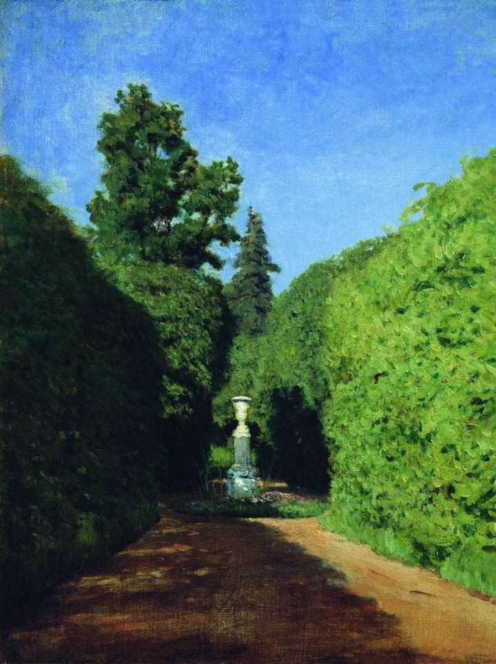Parkway. Ostankino. by Isaac Levitan — hand-painted botanical oil painting reproduction on canvas