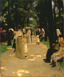 Parrot avenue by Max Liebermann — forest oil painting wall art, Impressionism