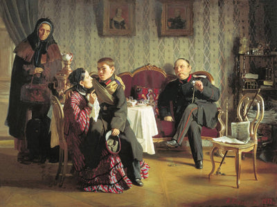 Parting by Alexei Korzukhin — oil painting reproduction