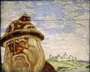 Parting century by Nicholas Roerich — male oil painting wall art, Art Nouveau Modern