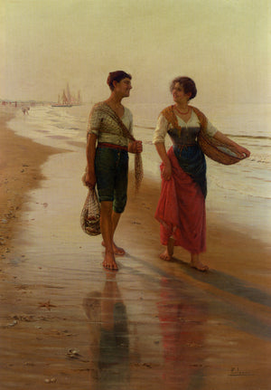 A walk on the beach - Pasquale Celommi