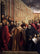 Pasquale Cicogna in Dogal Robes Visiting the Church and Hospital of the Crociferi in dining room