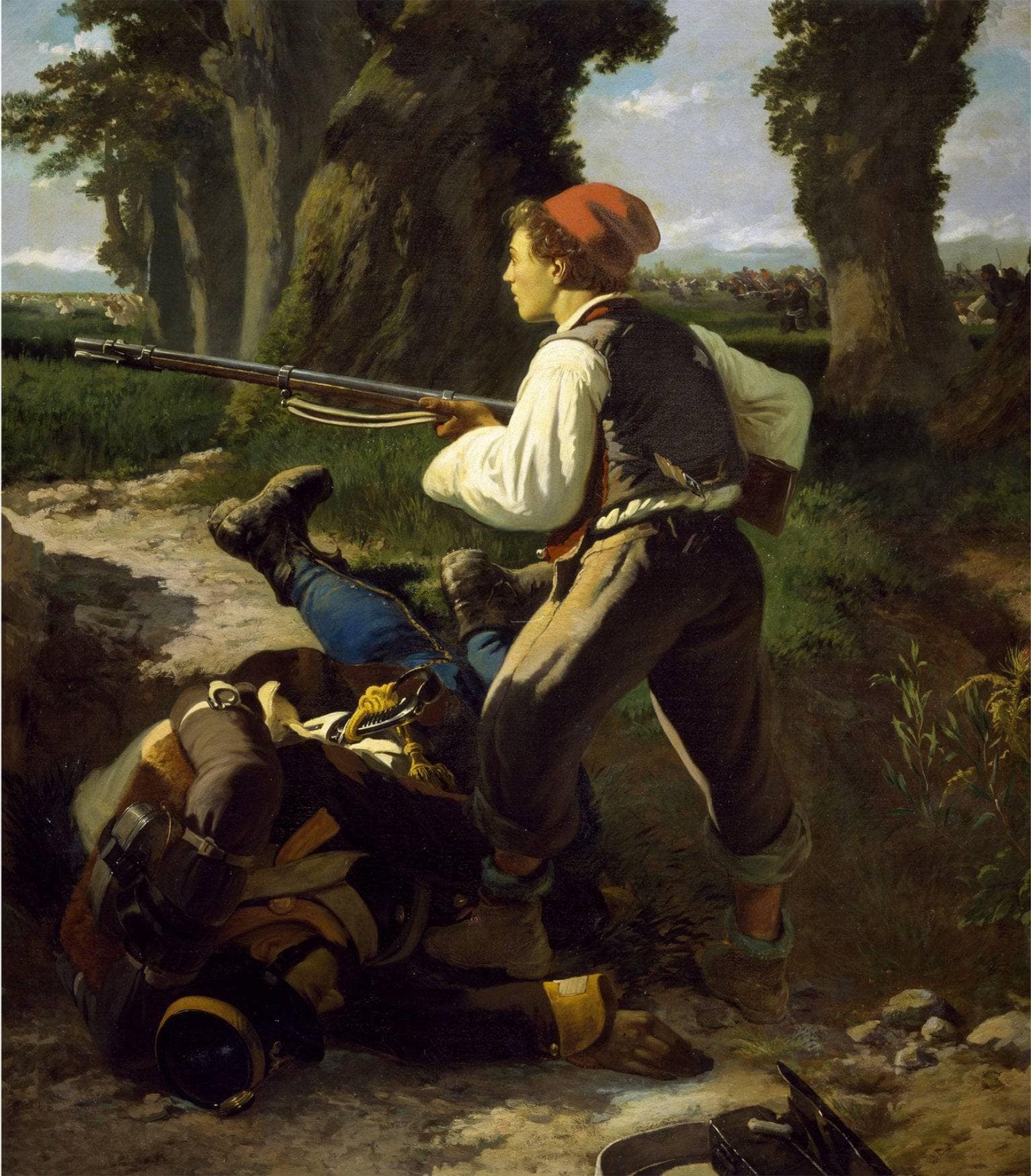 Pasquale Cova at Battle of Varese, May 26 1859
