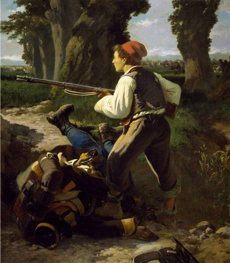 Pasquale Cova at Battle of Varese, May 26 1859 on gallery wrap